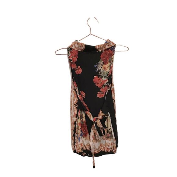 Blue Sand Italian Floral Paisley Sleeveless Blouse - L - Picture 2 of 7